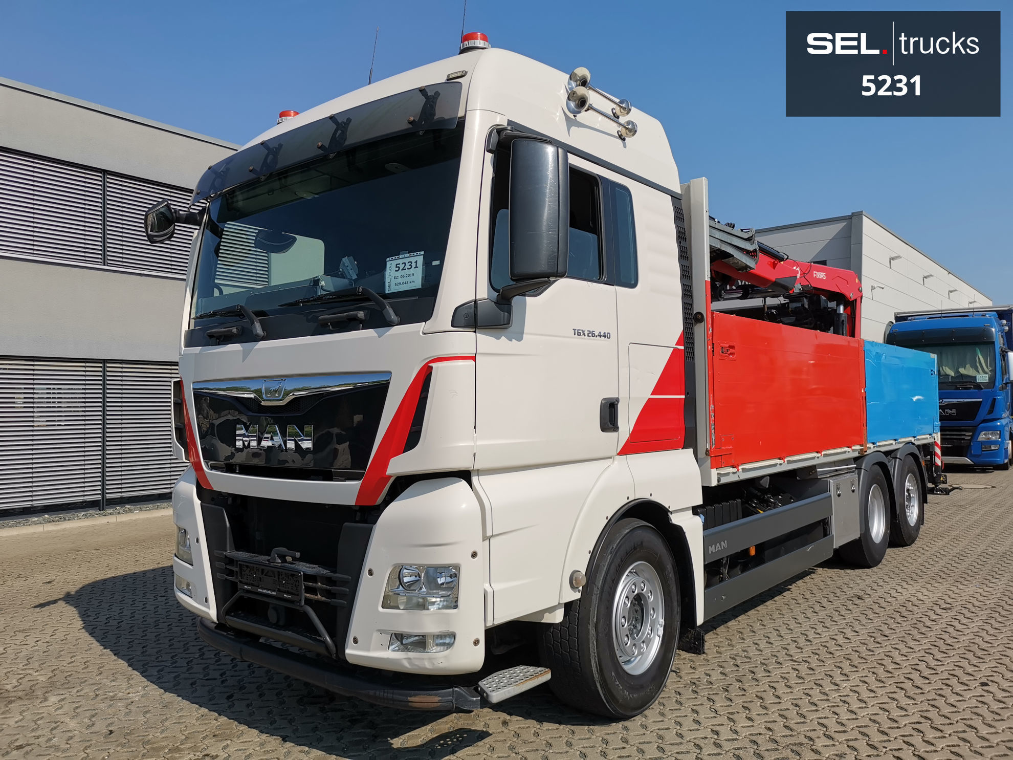 MAN TGX 26.440 6X2-4 BL Truck. SEL Trucks. Used trucks from Germany. Fast &  easy export service!