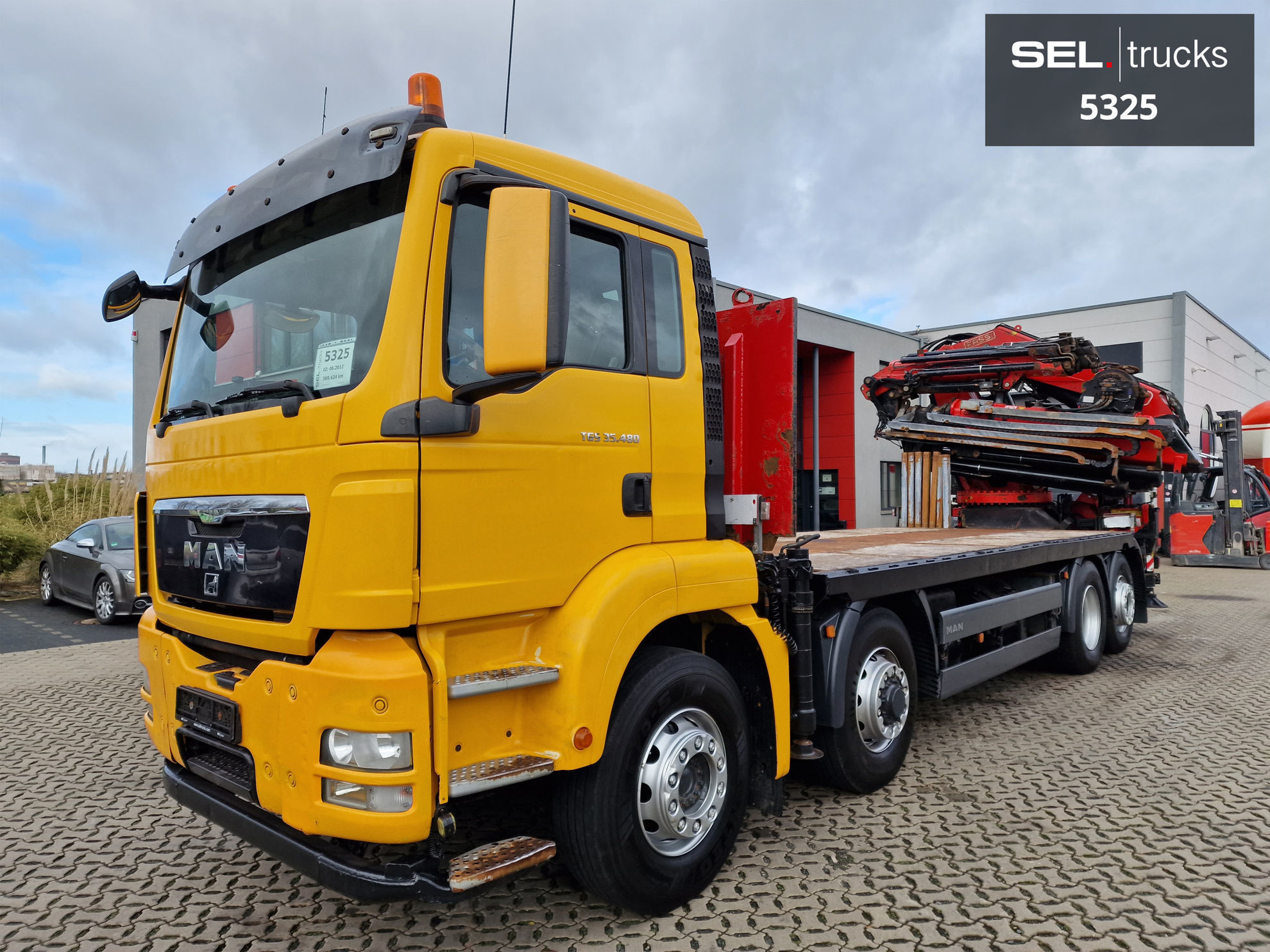 MAN TGS 35.480 8X4H-6 BL Truck. SEL Trucks. Used trucks from Germany. Fast  & easy export service!