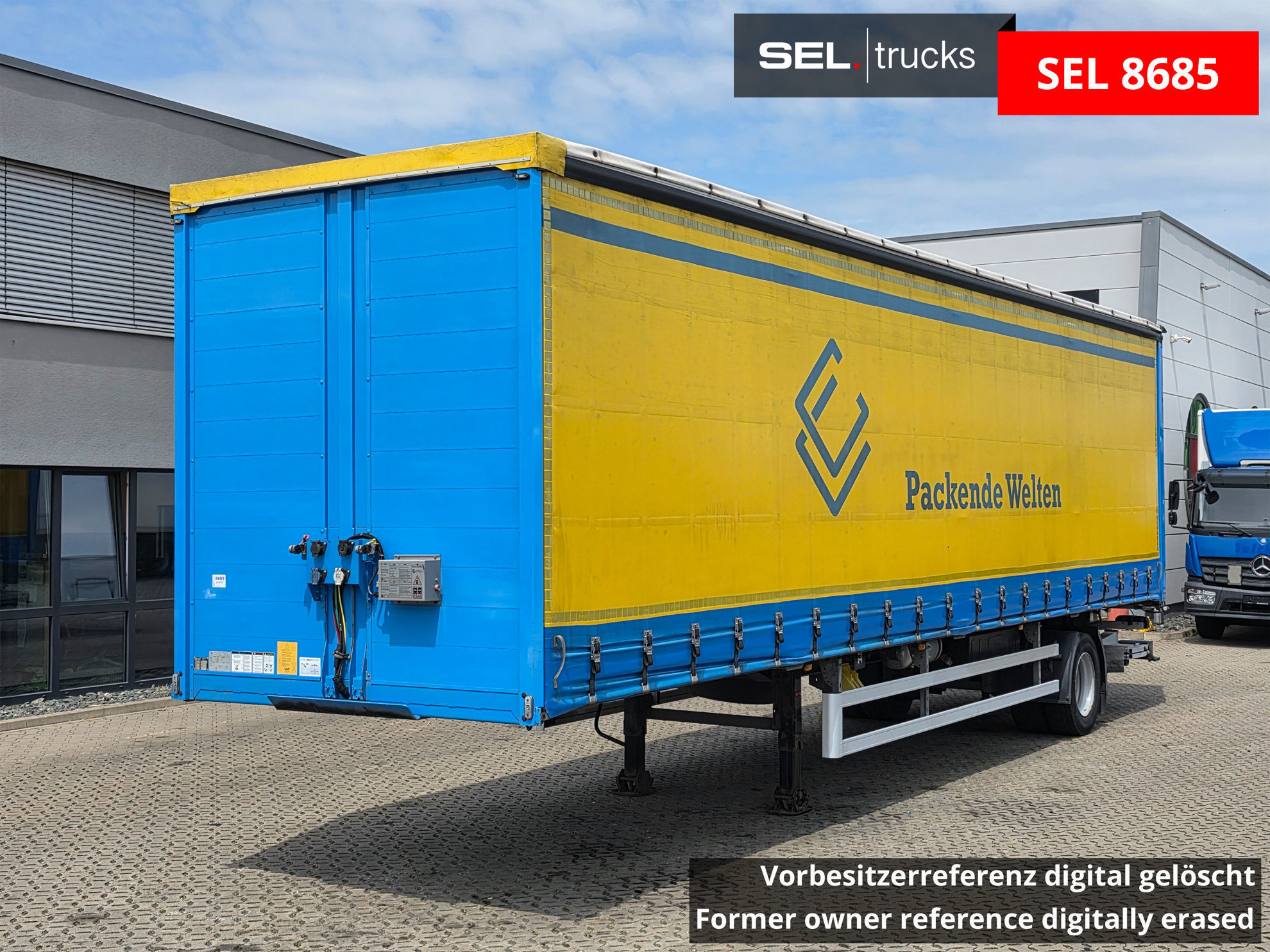 Fahrzeugbau Ladeburg CSSA 21-12,3 ZL used Trailer