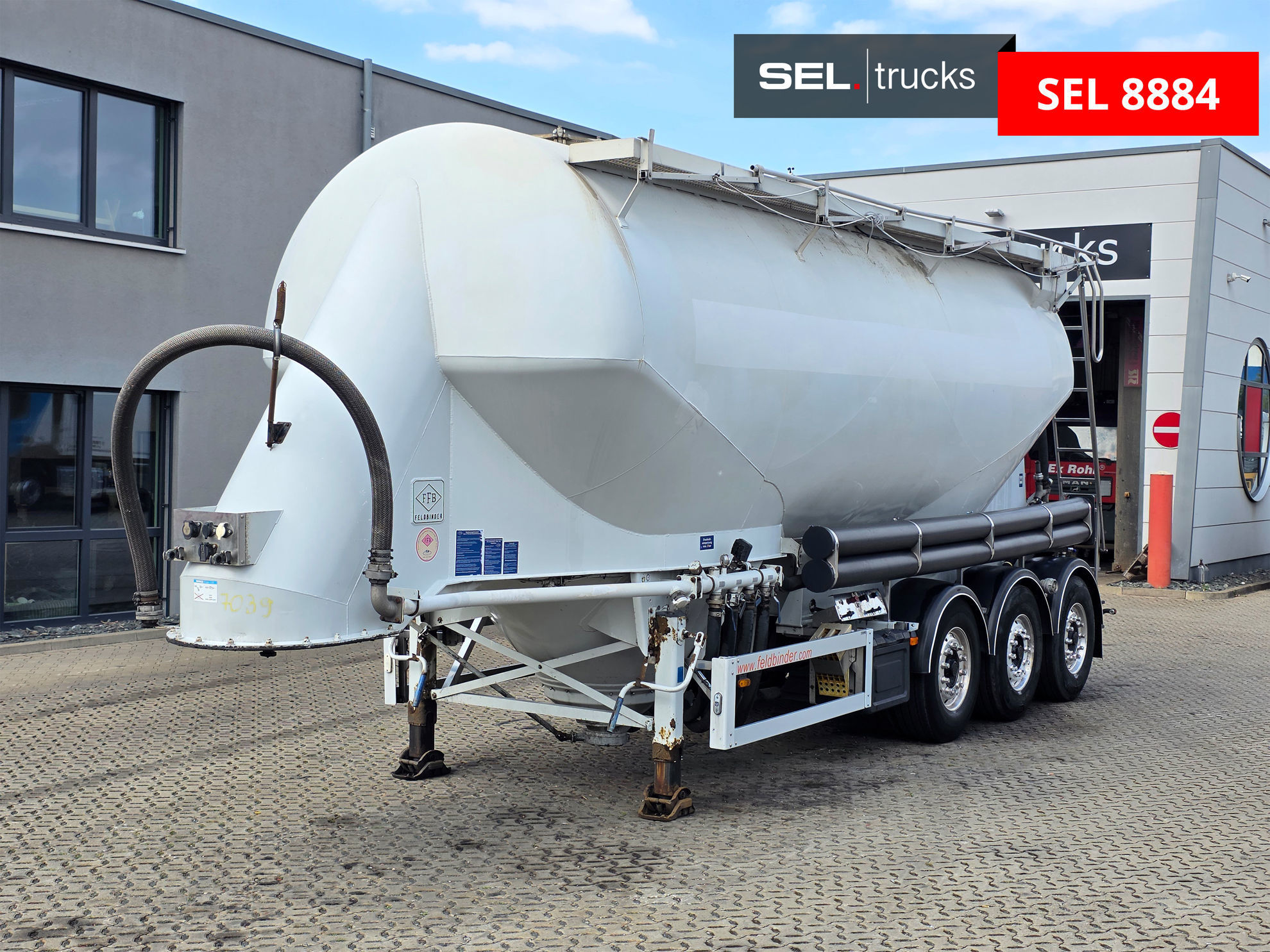 Feldbinder EUT 37.2/6845/A/2 used Trailer